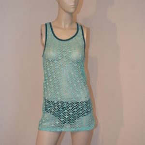 New Miken Crochet Racer Back Swimsuit Cover-Up